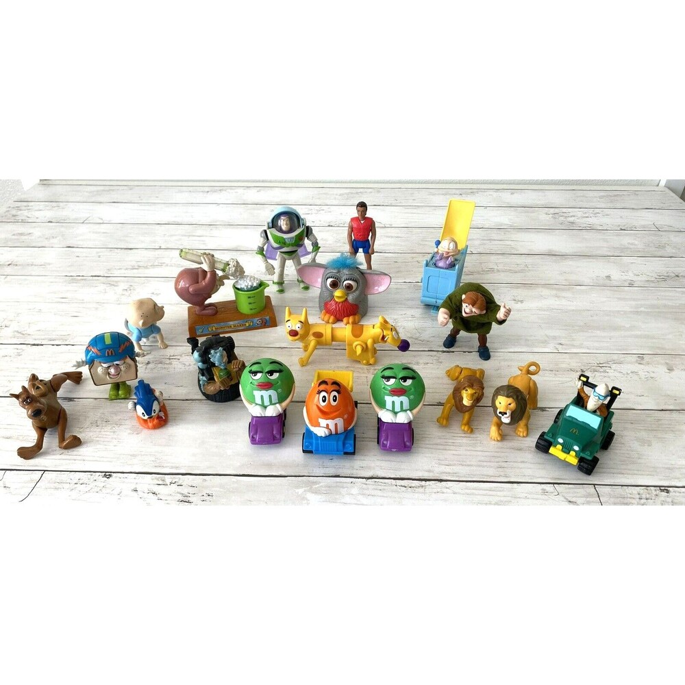 Burger King McDonalds Vintage Toys 80's 90's Lot of 17 Furby Lion King Sonic +